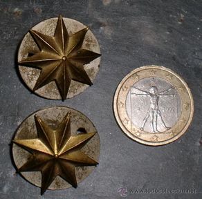 Militaria: Estrellas de oficial de manga españolas
